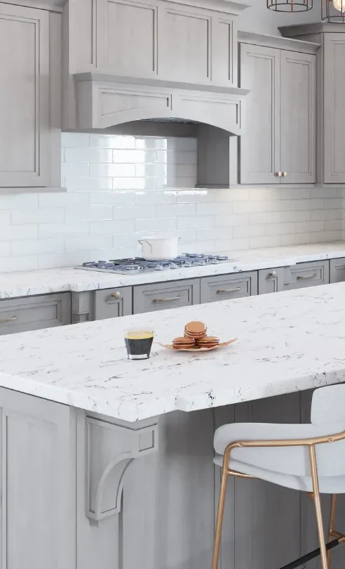 Installed Allure/Onyx/Horizon Kitchen Cabinets, illustrating kitchen cabinet trends in the Washington, D.C. area.