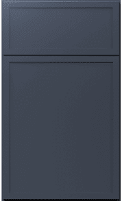 Showcase of Navy Blue Allure/Luna/Indigo Kitchen Cabinets by Fabuwood Cabinetry at Cabinet EZ, Clinton, MD.