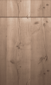 GoldenHome's Deluxe Series Rustic Oak Kitchen Cabinets on display at CabinetEZ, Clinton, MD.
